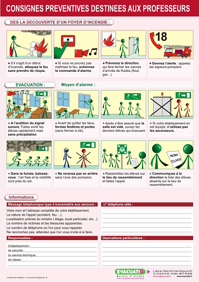 consignes preventives professeurs