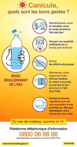 canicule bons gestes